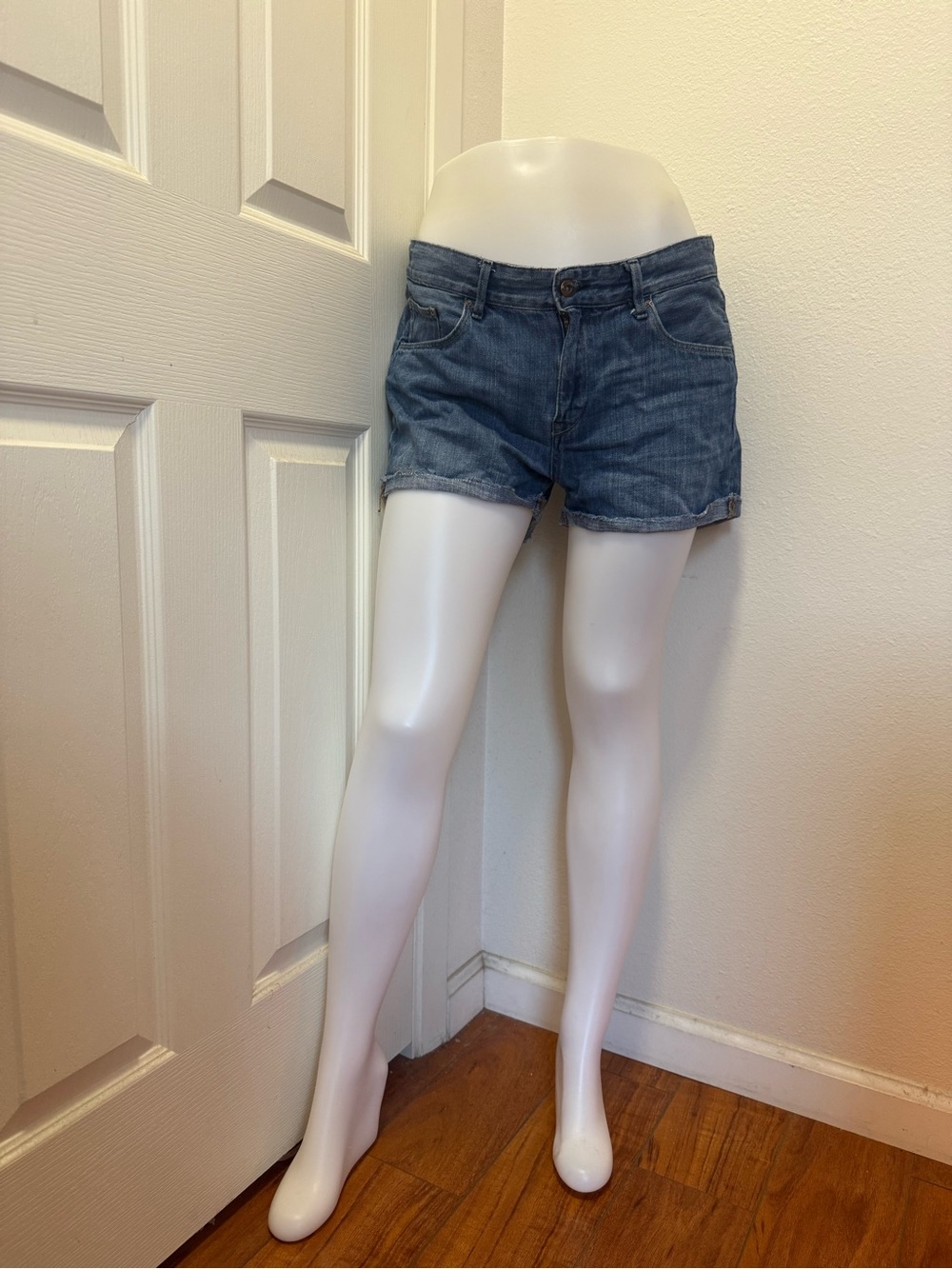 Classic Blue Denim Women’s Shorts